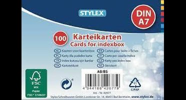 Kaarten voor kaartenbox (DIN A7)