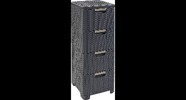 Curver Style Ladesysteem - 4x14L - Antraciet