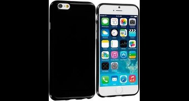 iPhone 6 6s 4.7 inch Siliconen Hoesje Case Zwart
