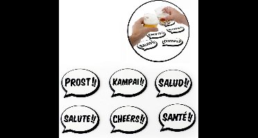 Balvi set van 6 onderzetters Cheers !