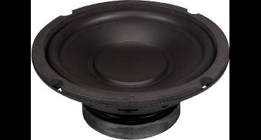 HQ-Power Luidspreker, subwoofer, 8", vermogen 350 W/175 W RMS, impedantie 8 Ω, zwart