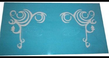 Schmink sjabloon open ringen