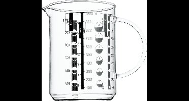 WMF Gourmet Maatbeker - 1L - Glas - Hittebestendig - Met Schaalverdeling