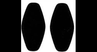 Restyle Strijkbaar Elleboogstukken Suedine GEEN SUEDE Zwart  -  95 x 185 mm