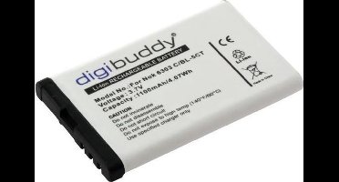 Batterij voor Nokia 6303 classic/6730 /5220xm (BL-5CT)