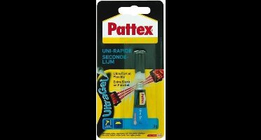 Secondelijm Pattex ultra gel tube 3gram op blister - 12 stuks - 12 stuks