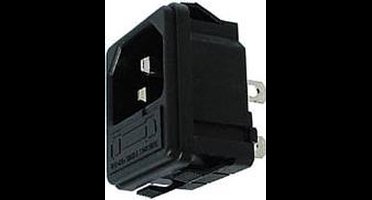 Velleman MANNELIJKE NETSTEKKER - CHASSISMONTAGE - MET ZEKERINGHOUDER