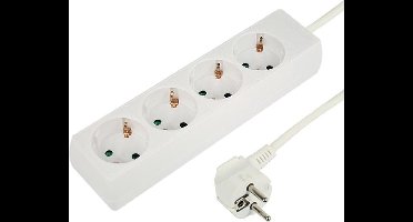 VB 41138 Tafelcontactdoos 4-Voudig + RA 3x1mm