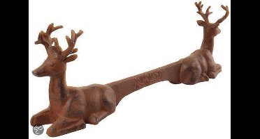 Schoenschraper herten gietijzer bruin