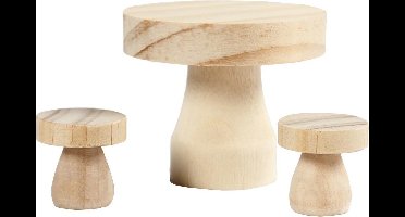 Meubelset. afm 2.5x2.5 cm. 1 set