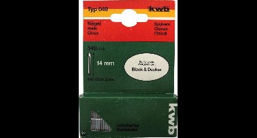 KWB Nagels Hard Type 049 - 14mm - 450 Stuks
