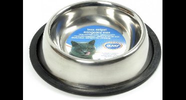 Inox Eetbak Rubber Rand