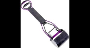 Flamingo Poepschep  - Zwart/Paars - 63 x 13cm