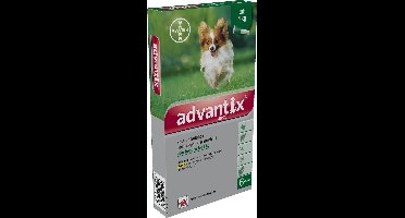Advantix - Spot On 40/200 - Anti vlooienmiddel en tekenmiddel Hond - 6 pipetten