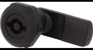 Kunststof kantelslot - dubbelbaard D5 - M22 - 12mm afsluithendel