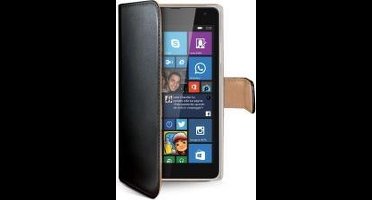 Celly WALLY Folioblad Zwart Lumia 535