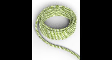 OP=OP Calex Textielsnoer | 3 meter | 2-aderig | limoen/wit