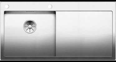 Spoelbak Blanco Claron 5 S-IF 521626 vlakinbouw. Bak links. Trekknop