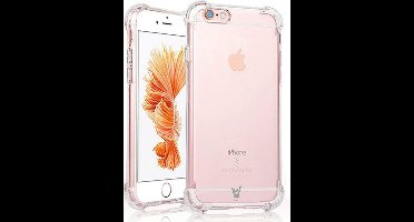 Hoesje geschikt voor iPhone 6s Plus / 6 Plus Transparant - Shock Proof Siliconen Case