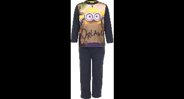 Minions - 2-delige Pyjama-set - Model "Orland" - Grijs / Multi-kleur - 98 cm - 3 jaar