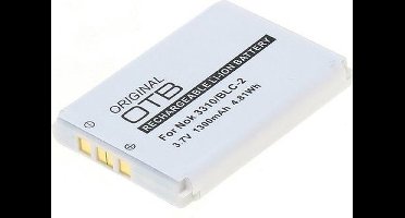 Batterij voor Nokia 3310 / 3330 / 3410 / 3510 / 3510i / 6650 / 68000 (BLC-2) 1300mAh 3.7V Li-Ion
