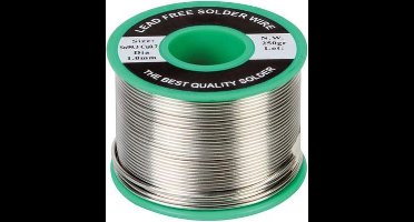 Velleman Soldeer, loodvrij, Sn 99.3 %, Cu 0.7 %, 1 mm, 250 g, rol