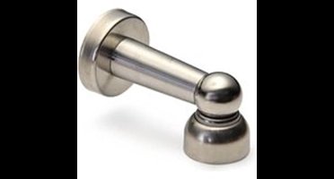 Vloer- wand deurstopper met magneet rvs look TWM 2495NI