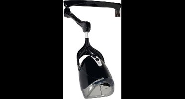 Comair Droogkap eivormig met wandarm zwart 1000W