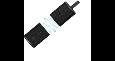 Musthavz 2-in-1 True Wireless Stereo Bluetooth 5.3 Speaker - 2x10W Draadloze Muziekbox - IPX5 Waterbestendig - 2.000 mAh Batterij - Zwart