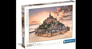 Clementoni - Puzzel - 1500 Stukjes - Mont Saint-Michel Rising - Puzzel Voor Volwassenen - High Quality Collection