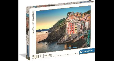 Clementoni - Puzzel - 500 Stukjes - Riomaggiore Kust - Puzzel Voor Volwassenen - High Quality Collection