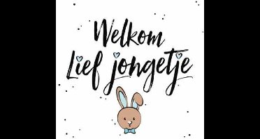 Wenskaart Geboorte - Welkom Lief Jongetje - Met Envelop