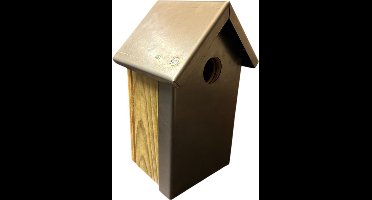 Magma | Vogelhuis | Nestkastje | Cortenstaal | Hout | Pimpelmees