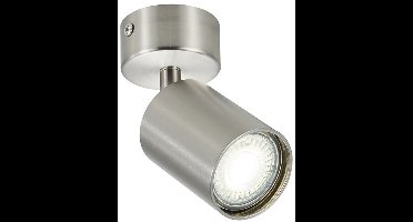 Integral Plafondspot Siena Mat Nikkel voor 1x GU10 lamp (niet meegeleverd) | GU10