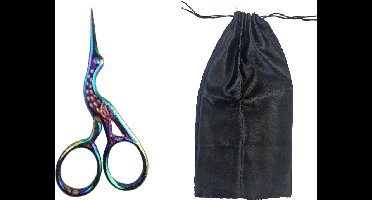 Kleermaker schaar met bewaar zakje - garen draad knippen - klein - handwerk knutselen naaischaar draadschaar