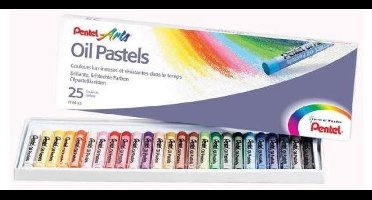 Pentel pastelkrijtjes 25 stuks