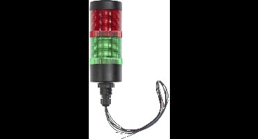 TRU COMPONENTS Signaalzuil TC-12835336 TC-HBJD-55A-D/2/RG/24V/IP65 LED Rood, Groen 1 stuk(s)