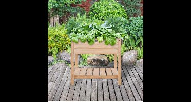 Esschert Design Plantenbak verhoogd S lichthout