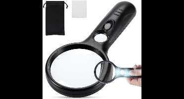 ApexArte® Vergrootglas Met Verlichting - Loeplamp met Led Verlichting