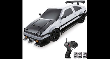 ApexArte® RC Auto Volwassenen - Bestuurbare Auto voor Buiten - Offroad - Zwart en Wit