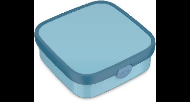 Mepal bento lunchbox groot Campus - 2x 200 + 1250 ml - Inclusief 2 uitneembare lekdichte bentobakjes & vorkje - Cool blue