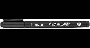 Aristo pigmentliner - GeoCollege - 0.7mm lijndikte - zwart - AR-23507