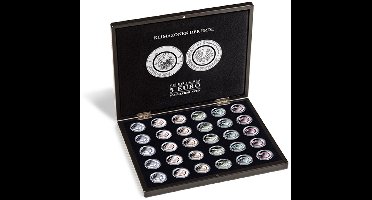 Presentatie cassette, Volterra Uno - voor Munten - Klimazonen der Erde, 5 Euromunten in capsules (30 st.)