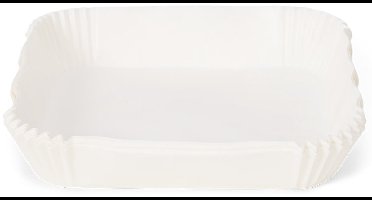 Patisse - Air Fryer Bakpapier, 50 stuks vierkante airfryer wegwerppapier voedselveilig perkament papier airfryer accessoires voor bakken braden koken (16 cm)