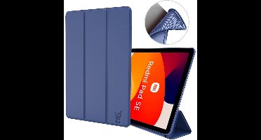 Hoes geschikt voor Xiaomi Redmi SE 11 inch – Smart Cover met Tri-Fold Stand – Schokbestendig – Auto Wake/Sleep – TPU Backcase – Blauw