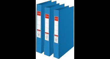 Esselte Ringband mappen/ordners - 5x - blauw - A4 - opbergen - kantoorartikelen