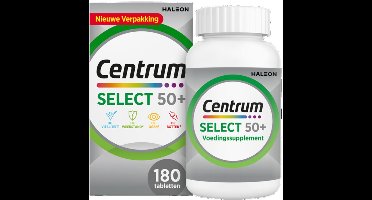 Centrum Select 50+ Multivitaminen - 2 x 180 tabletten - Voordeelverpakking