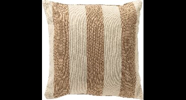 Dutch Decor CYRUS - buitenkussen 45x45 cm - waterafstotend en uv-bestendig - Irish Cream - beige