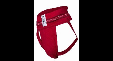 MM Sports The Original No. 10 Swimmer/Jogger Jockstrap 3 inch Red - MAAT L - Heren Ondergoed - Jockstrap voor Man - Mannen Jock