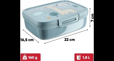 Curver - Snapbox Kinder Lunchbox - Broodtrommel Giraffe 1,8 Liter